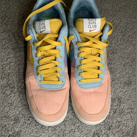 Size 11 1/2 - Nike Air Force 1 '07 LV8 Next Nature Low Sun Club - Multi - Picture 1 of 9